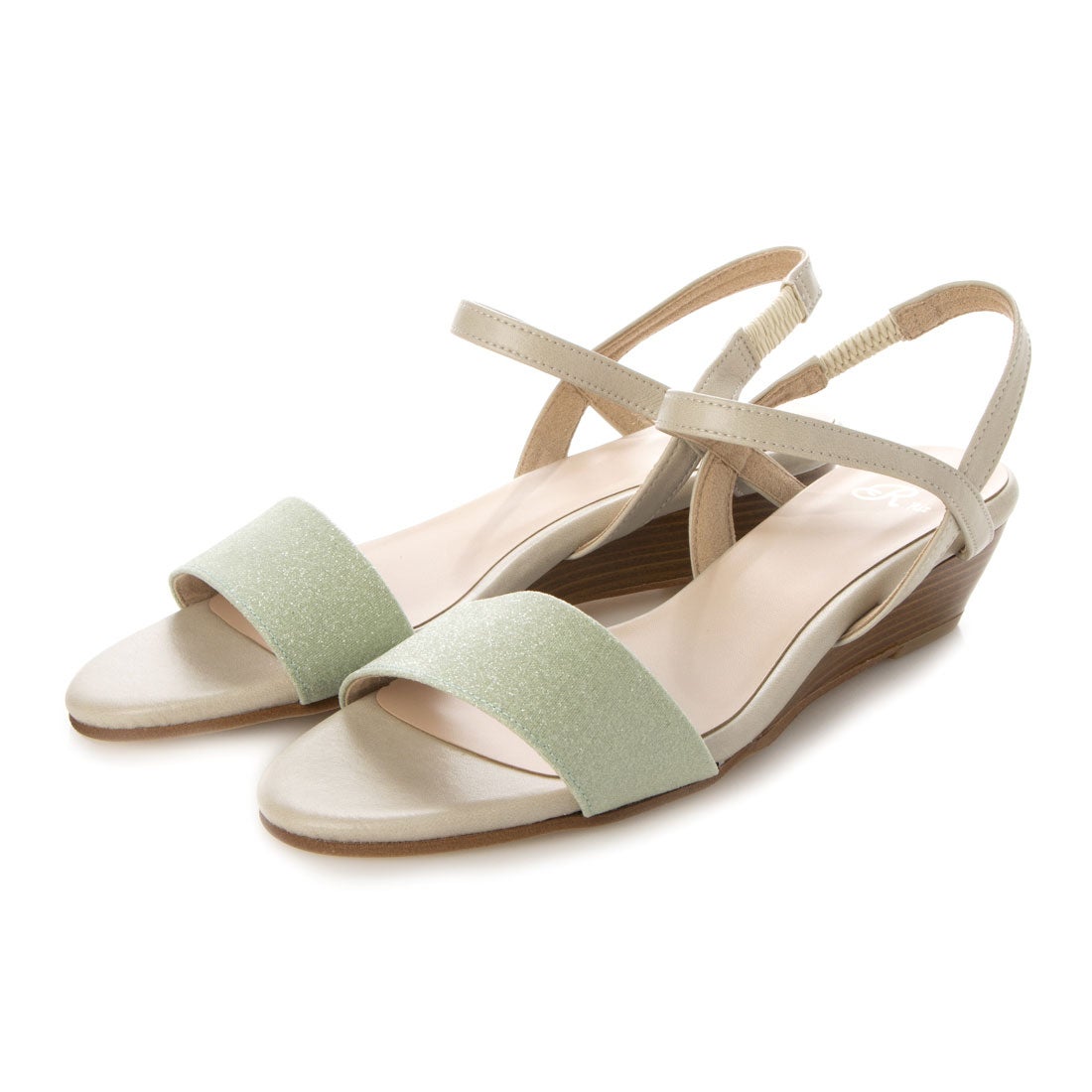 リズ ラフィーネ Riz raffinee ストラップウェッジソールサンダル