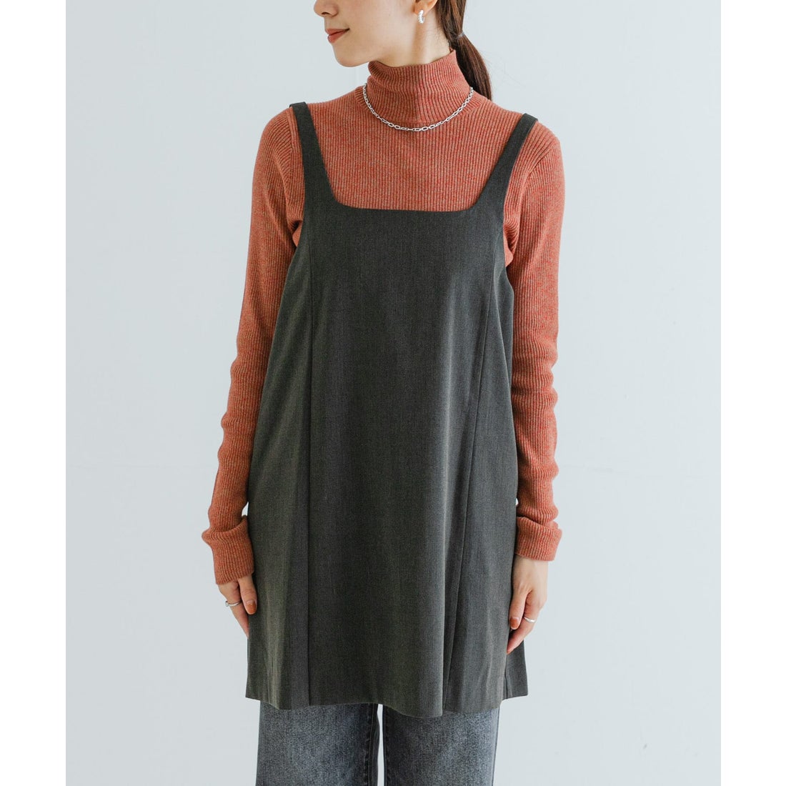 アーバンリサーチ URBAN RESEARCH スクエアネックミニジャンパー