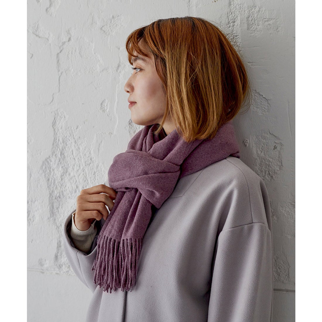 ヴィータフェリーチェ VitaFelice ストール 無地 大判ストール(200cm