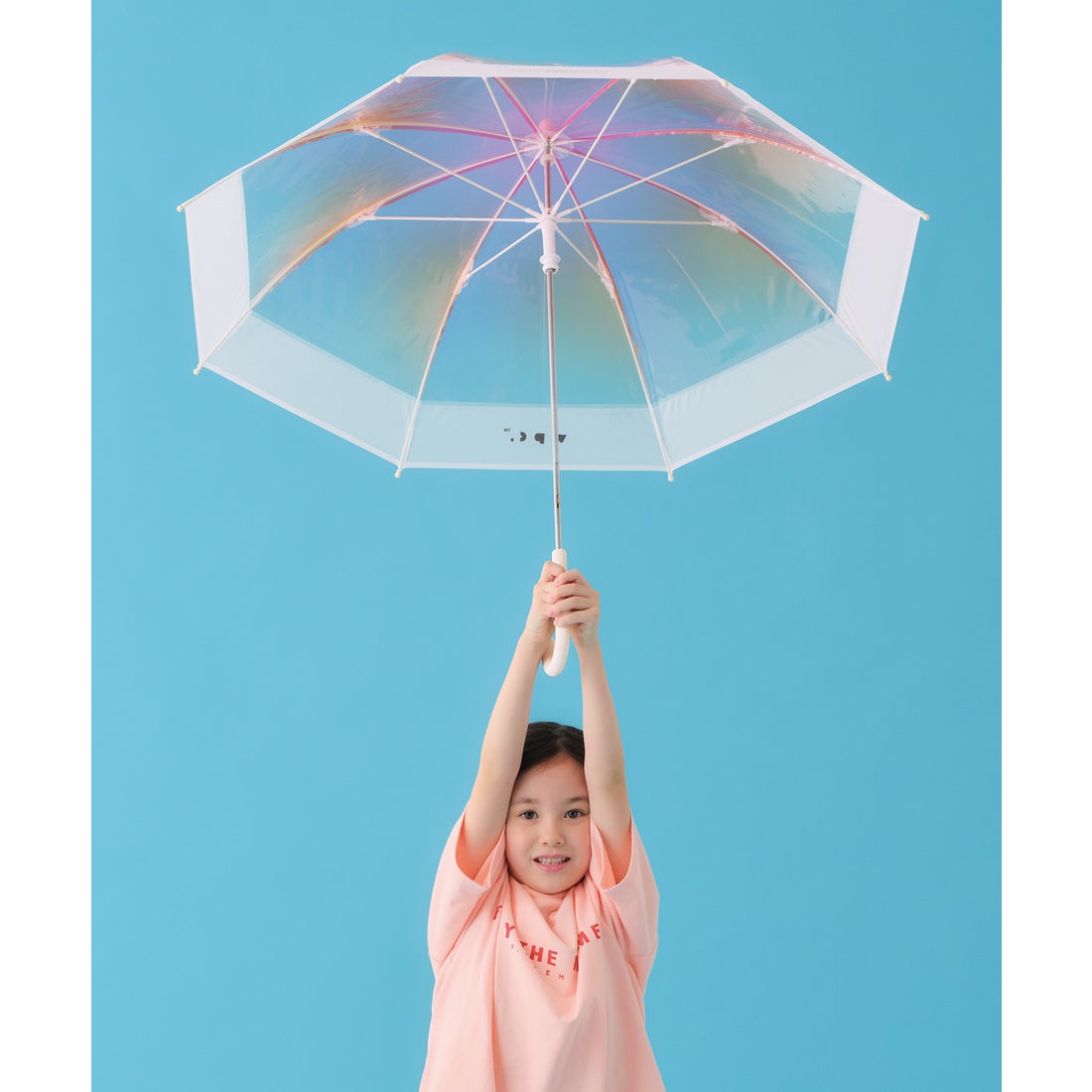 Wpc.】キッズ 雨傘 Wpc.KIDS 空色アンブレラ 親骨55cm 大きい 子供用