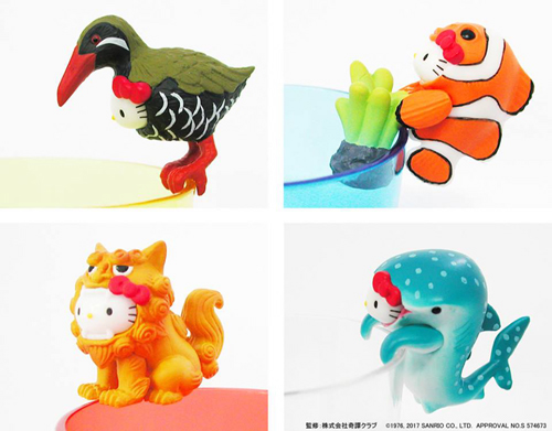 キティちゃんがシーサーにIN！大人気ご当地“コップのフチの仲間達