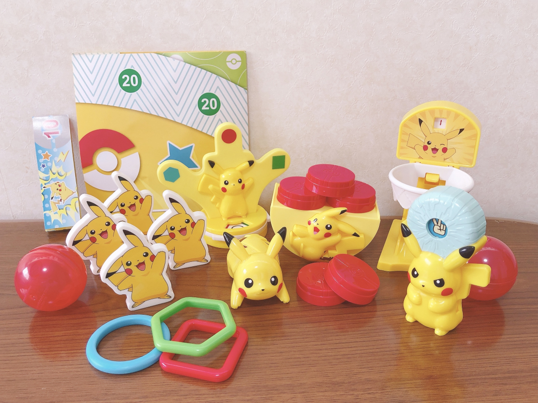 ピカチュウが勢いよくダッシュしたり、一緒にじゃんけんしたり