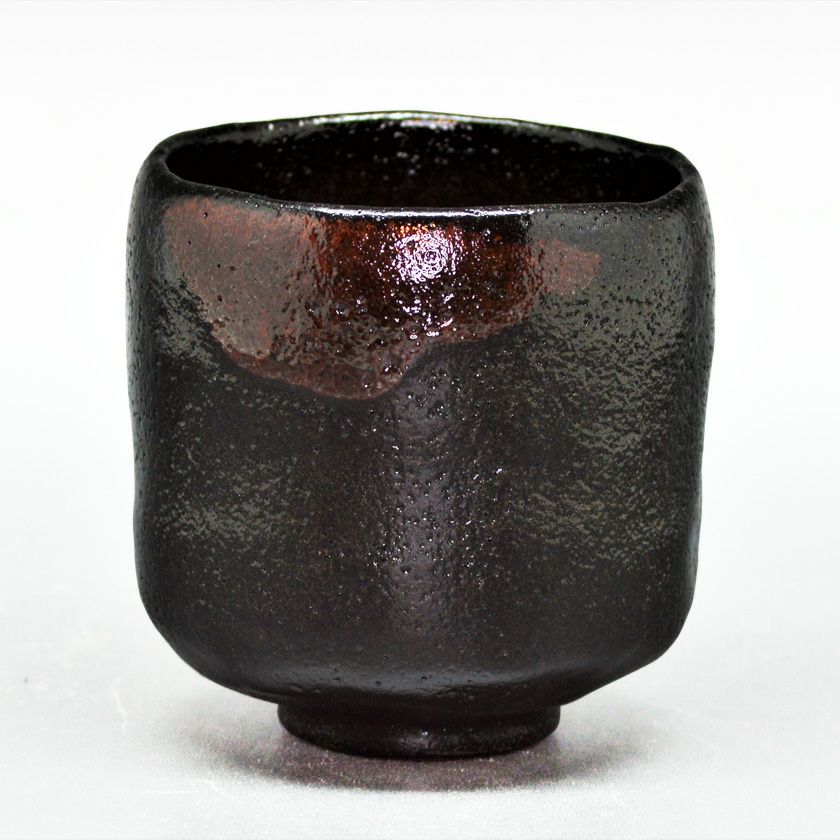 茶道具 筒茶碗（つつちゃわん） 筒茶碗 黒楽 松楽窯 | 千年の香り 千紀園