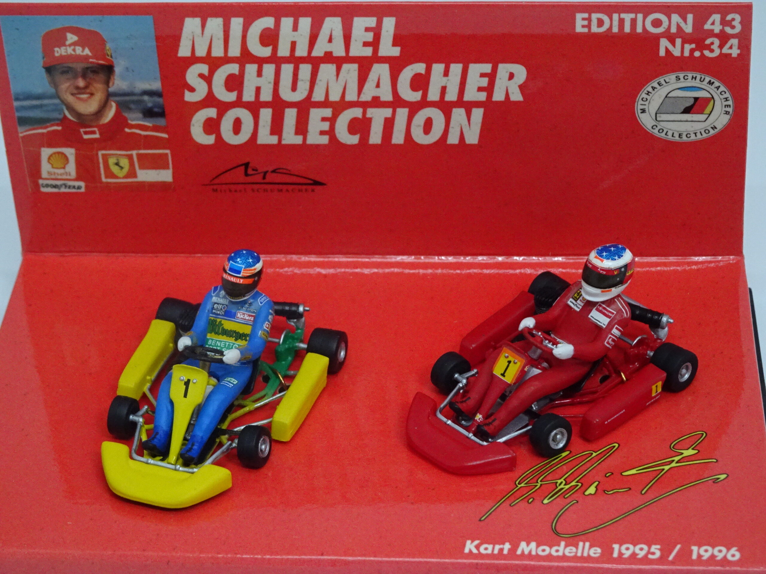 F1希少シューマッハ】Kart カートモデル 1995/1996 1/43 | セナ丸