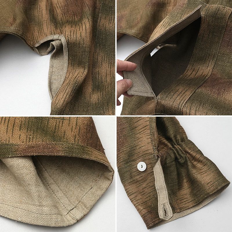 ドイツ軍タイプ WW2 リバーシブルスモック スワンプターン 新品 プル