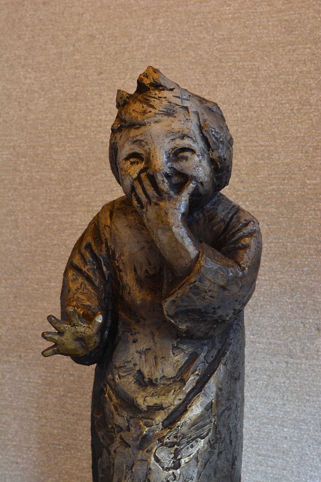 E000004-1968｜北村 西望｜喜ぶ少女｜本間美術館所蔵作品データベース