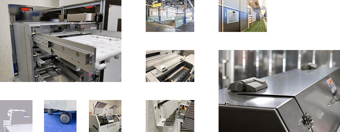 スガツネ工業】産業機器用 機構部品トップページ | LAMP印の機能