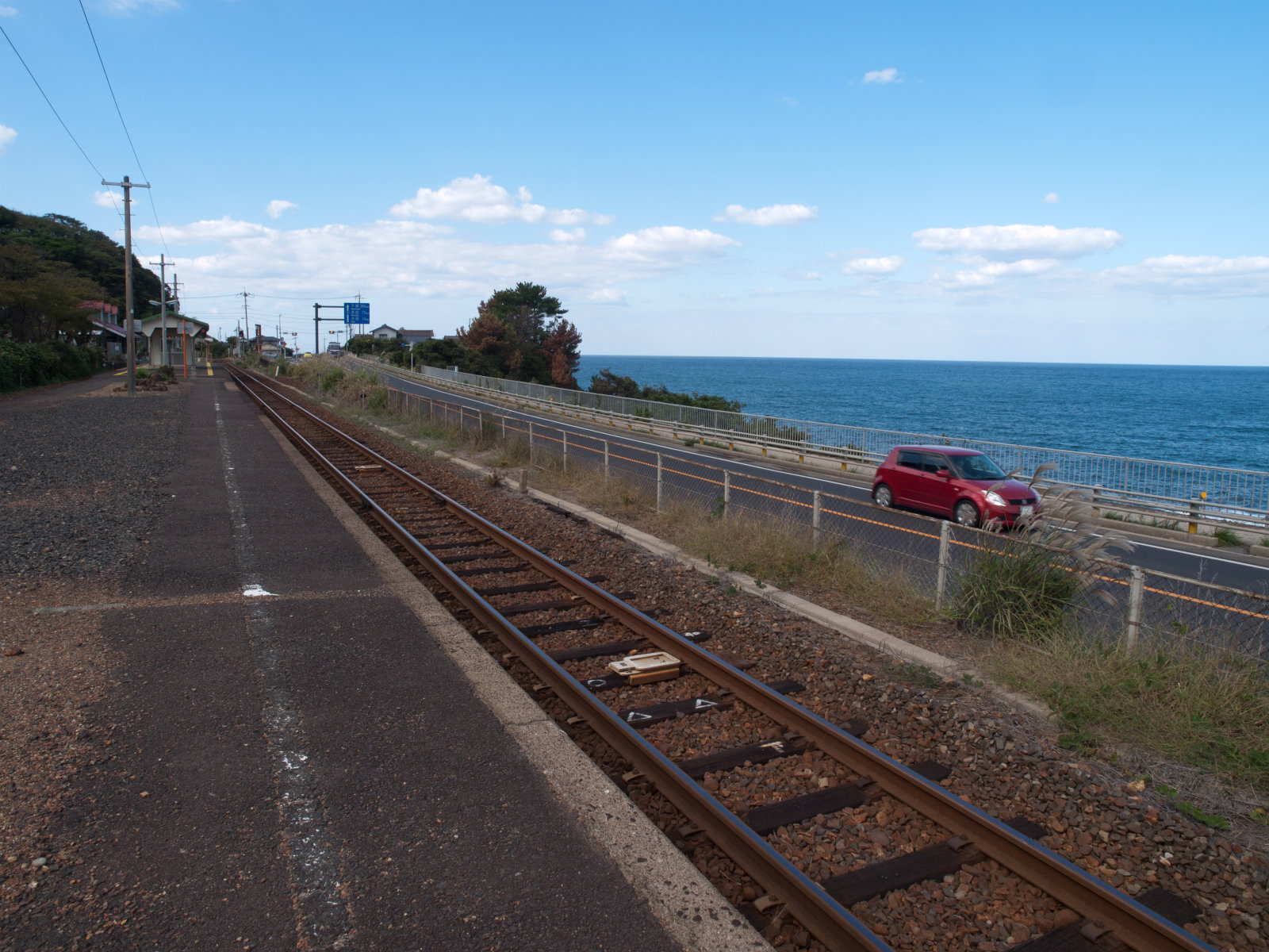 田儀駅 | 海の見える駅