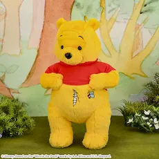 くまのプーさん Lぬいぐるみ おなかの縫い目ほつれちゃったVer