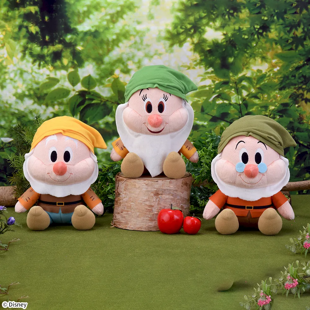 白雪姫 Mぬいぐるみ “先生&ごきげん&てれすけ”｜プライズ・くじ