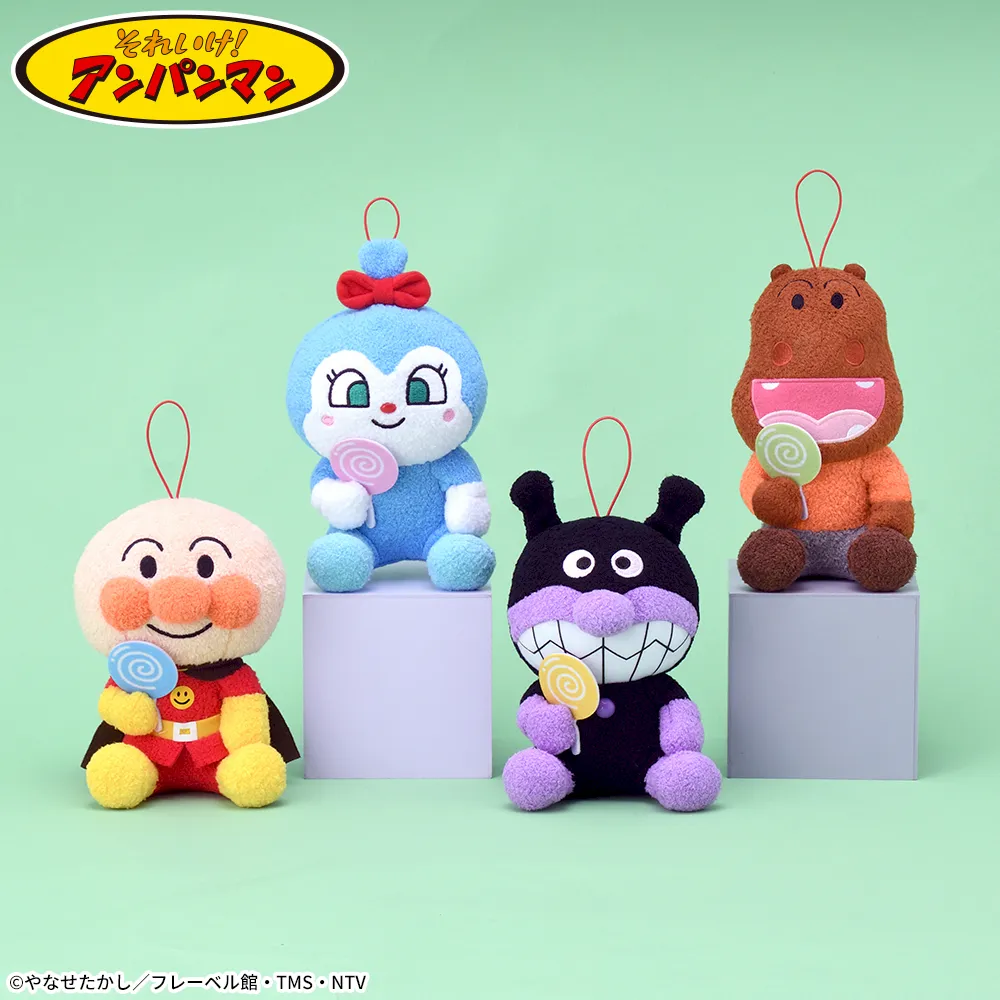 それいけ！アンパンマン ころふわ カラフルキャンディぬいぐるみ