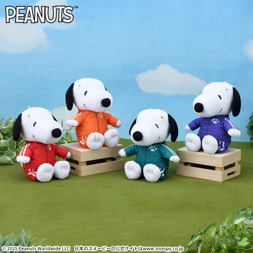 SNOOPY™ ぬいぐるみ カラフルジャージ｜プライズ・くじ・グッズ情報