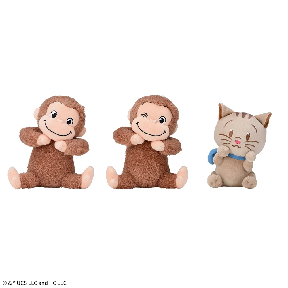 おさるのジョージ ひょこぴょこ ぬいぐるみVol.2｜プライズ・くじ