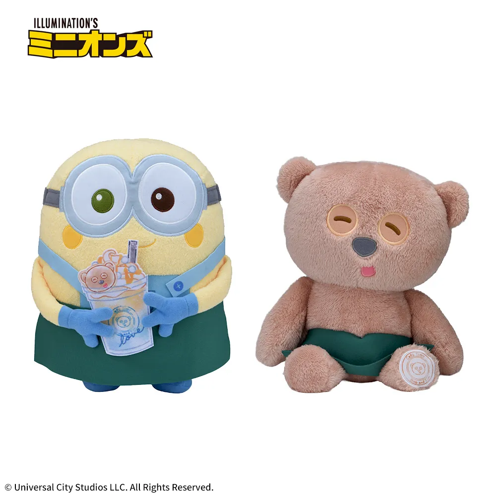 ミニオン Lぬいぐるみ“ボブ&ティム” カフェタイムVer.｜プライズ・くじ