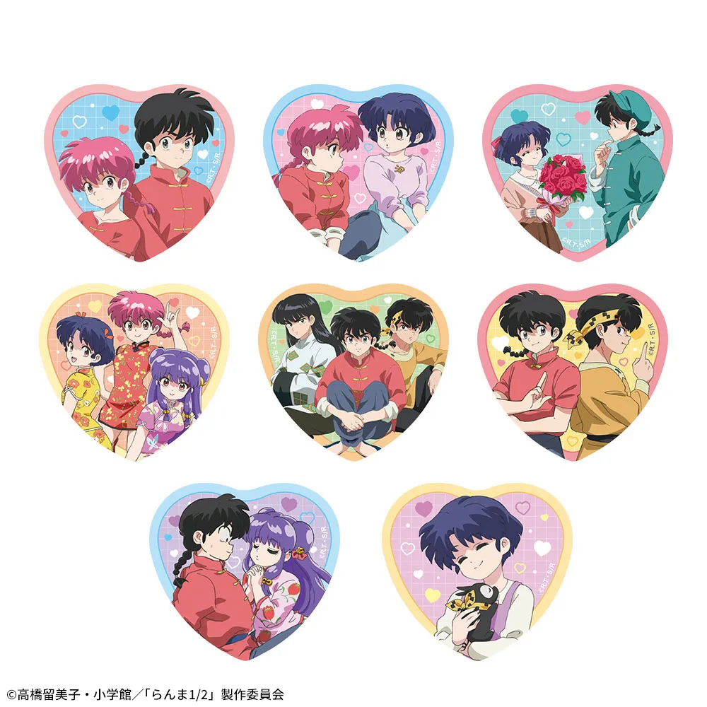 TVアニメ「らんま1/2」 ハート型缶バッジ｜プライズ・くじ・グッズ情報