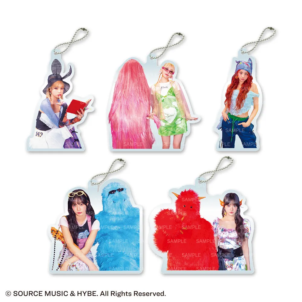LE SSERAFIM 'CRAZY' アクリルキーチェーン｜プライズ・くじ・グッズ