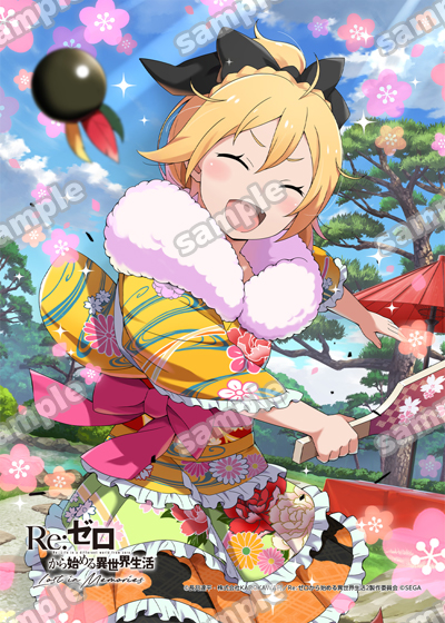 Re:ゼロから始める異世界生活 Lost in Memories」コンテンツプリント