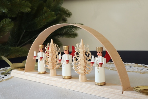 シュヴィップボーゲン 天使 – ドイツ・ザイフェンの木のおもちゃ seiffen