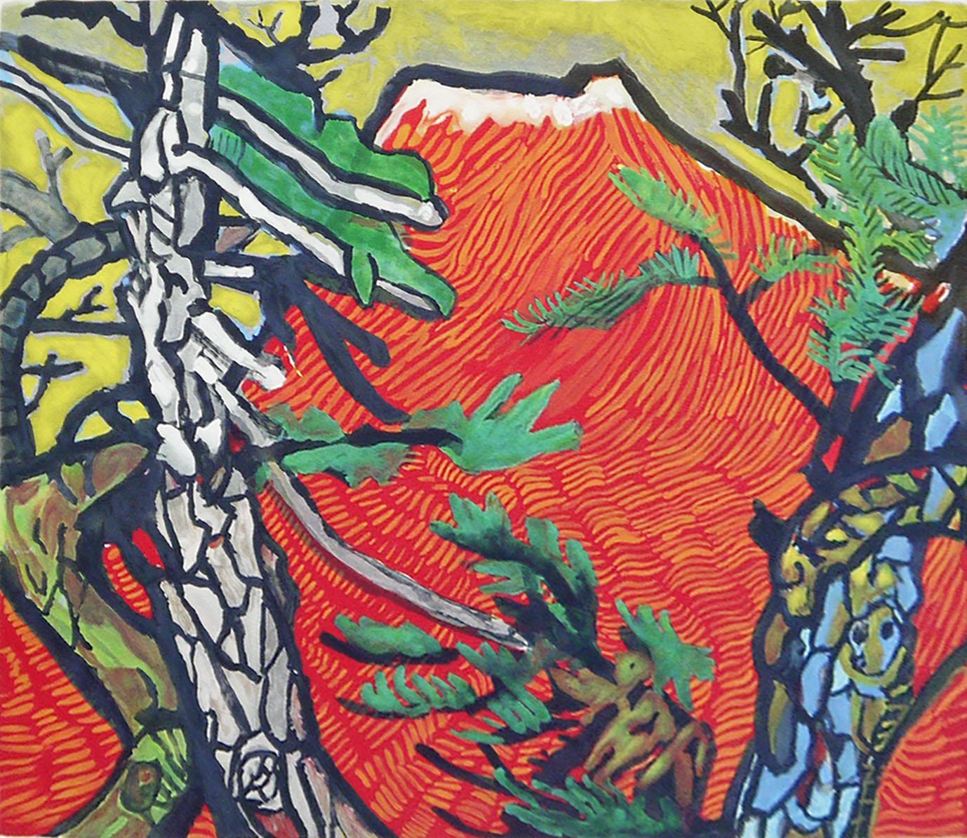 松と赤富士 | ｜正光画廊