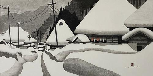 会津の冬（99）若松・上三寄 | ｜正光画廊