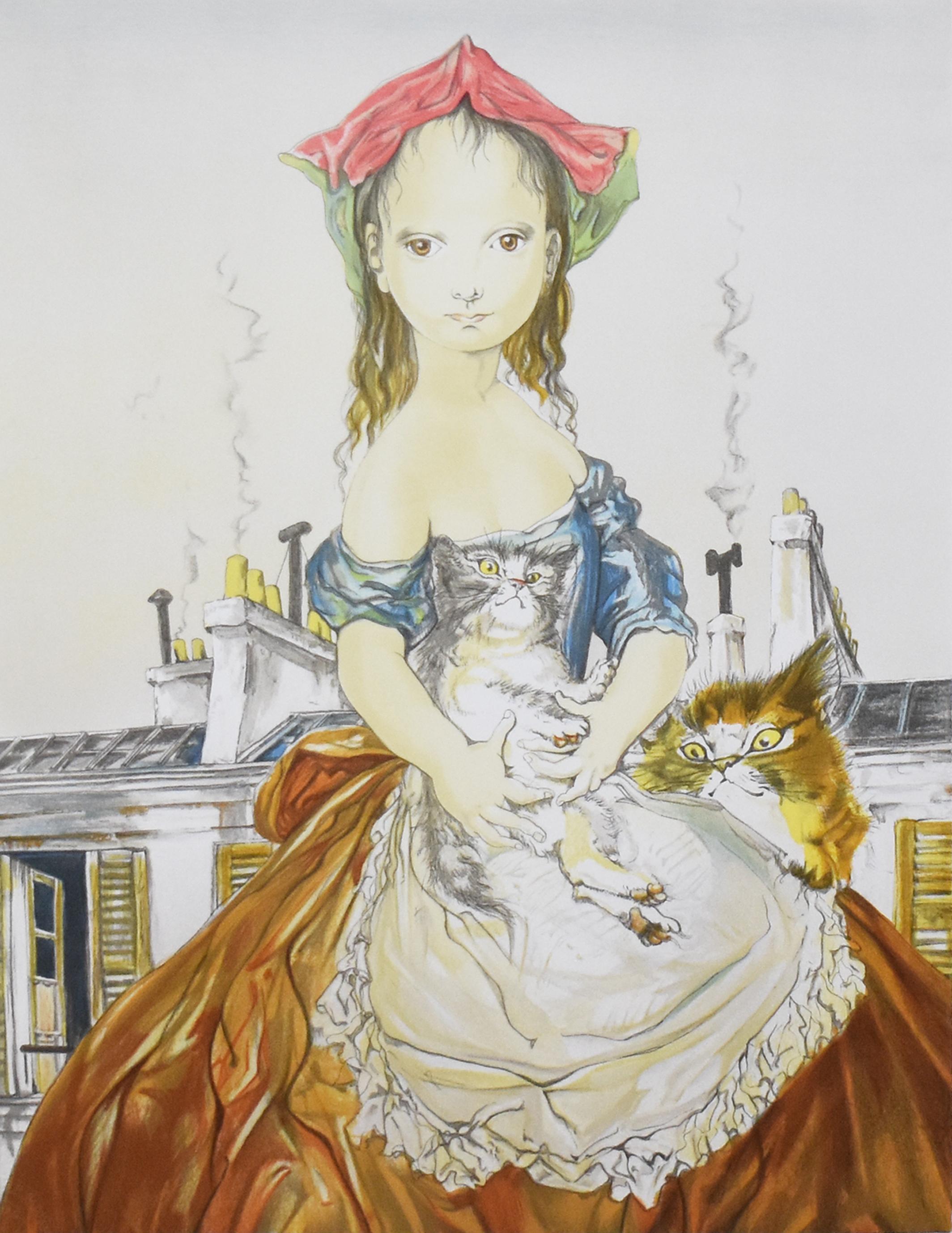 パリの屋根の前の少女 | ｜正光画廊