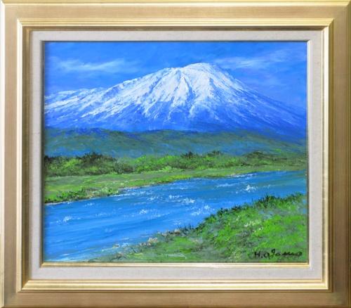 油彩画8号 「岩手山を望む」 | ｜正光画廊