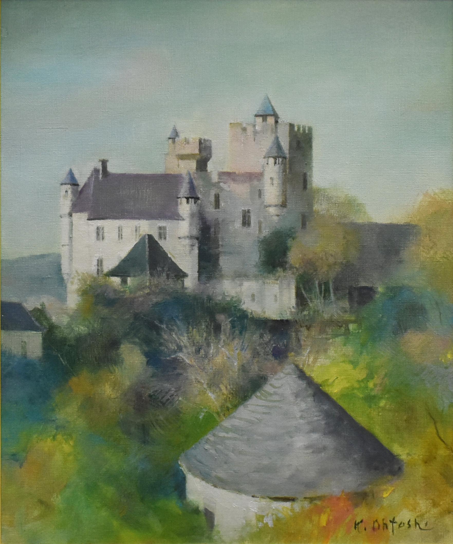 油彩画8号 「古城の春」 | ｜正光画廊