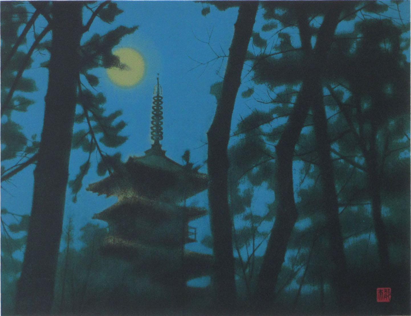 版画 「ブルーモスクの夜」 | ｜正光画廊