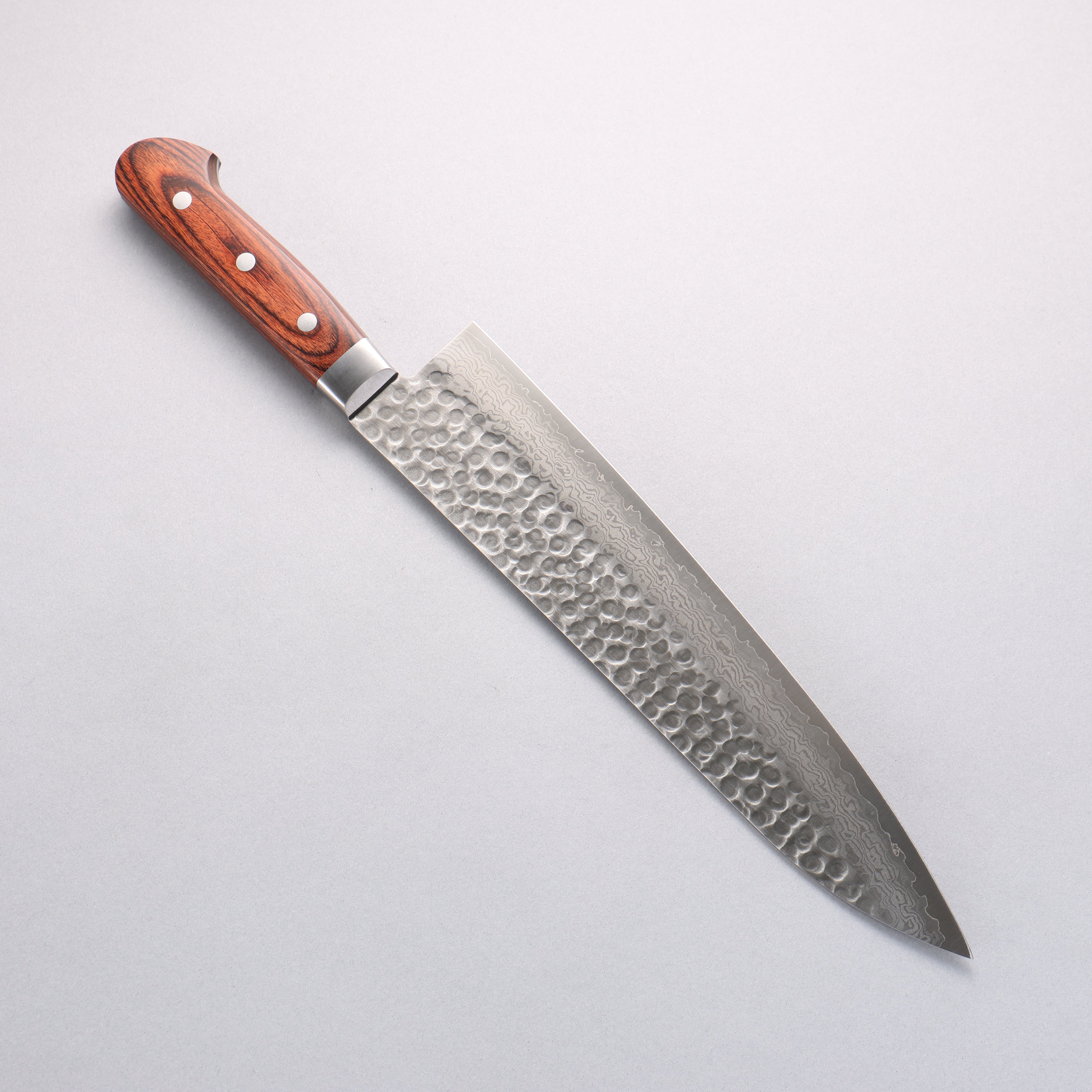 堺 孝行 V金10号 17層ダマスカス 牛刀包丁 270mm – 清助刃物 Japan