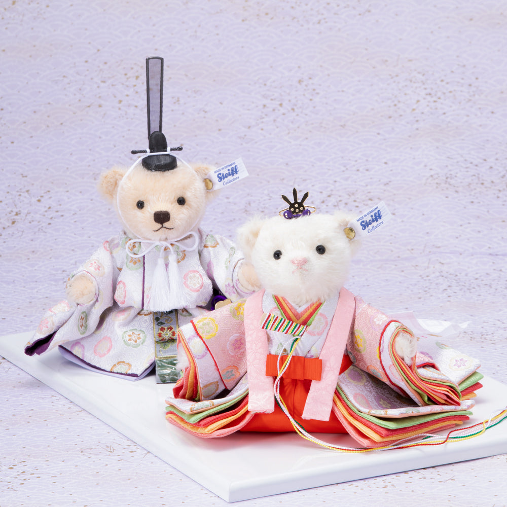 雛人形 シュタイフ 日本限定テディベアひな人形 Steiff｜出産祝い