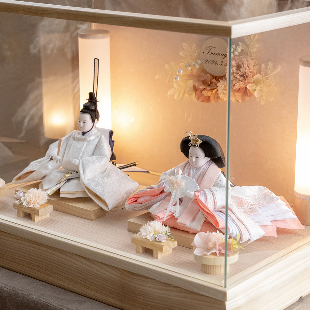 雛人形 kokokara（ここから） 結衣花-yuika- 花飾りひな人形（メーカー