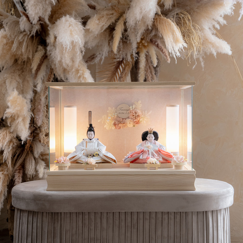 雛人形 kokokara（ここから） 結衣花-yuika- 花飾りひな人形（メーカー