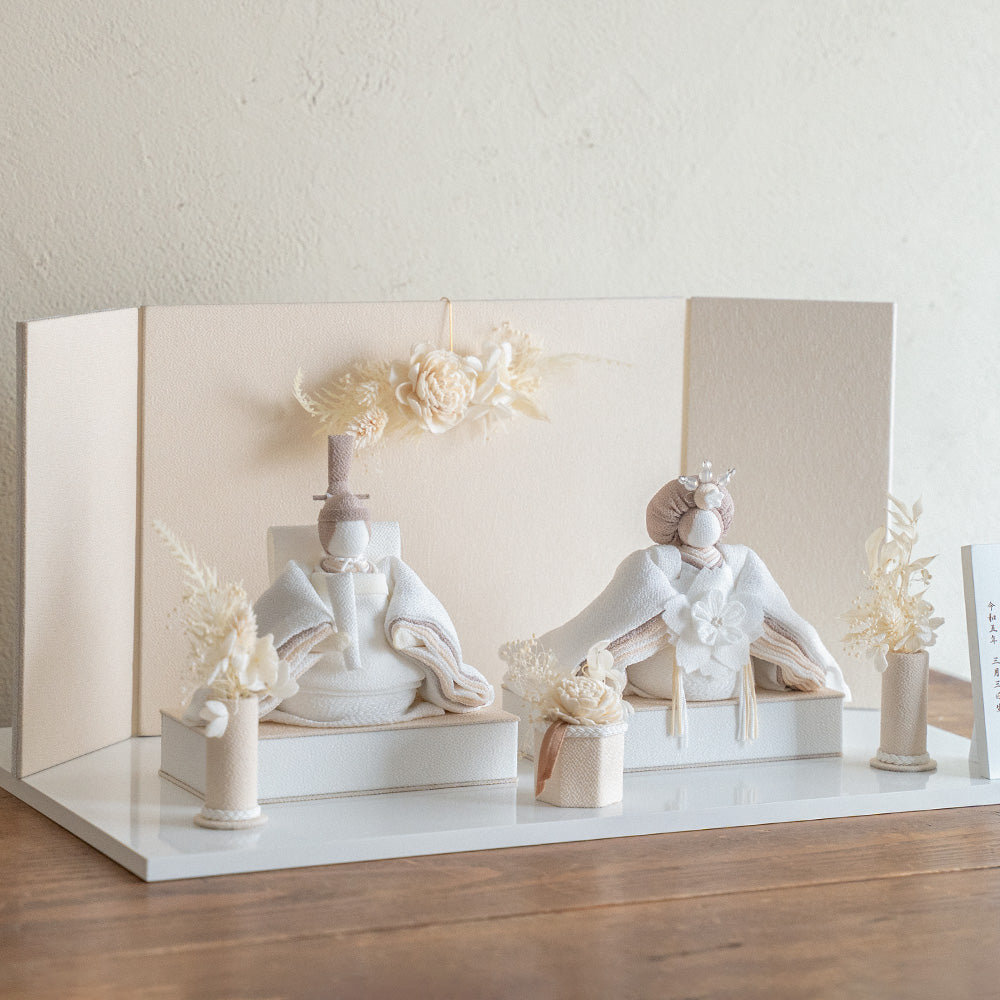 雛人形 美奏 あわいろ クラシック cuna select限定 雛揃 淡色｜出産