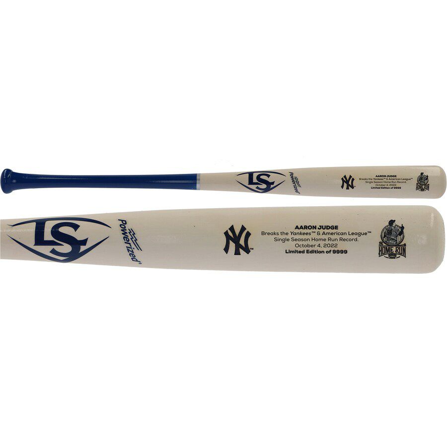 MLB アーロン・ジャッジ ヤンキース バット HR 記録 Unsigned r ロゴ