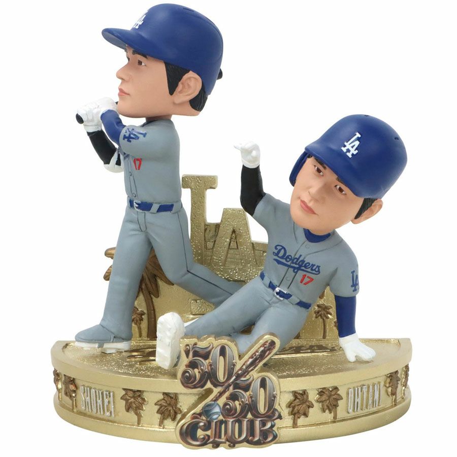MLB 大谷翔平 ドジャース デュアルボブルヘッド 【10000個限定】50/50