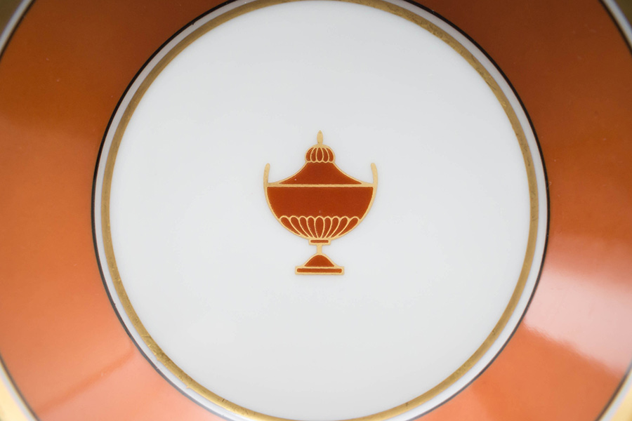 リチャード・ジノリ インペロ（オレンジ） コーヒーカップ＆ソーサーを