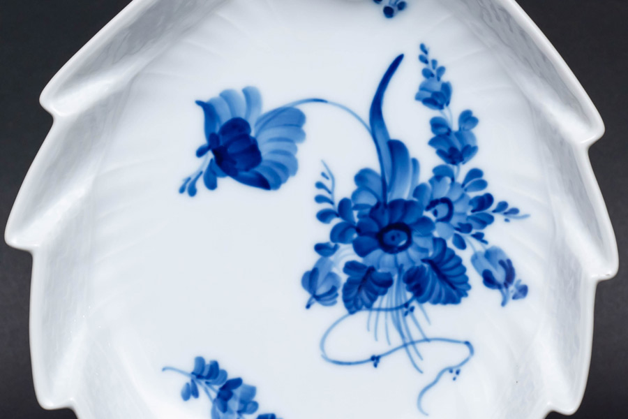 ロイヤル・コペンハーゲン ブルーフラワーカーブ リーフディッシュを