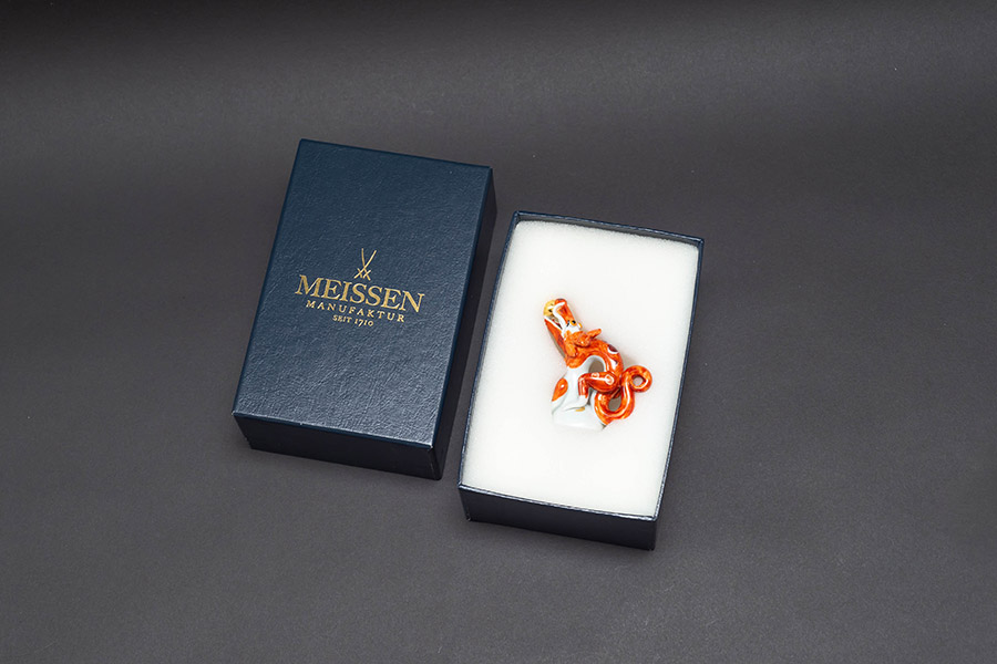 マイセン ミニ干支（2012年）「辰（ドラゴン）」（レッド）を買い取り