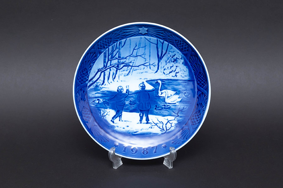 ロイヤル・コペンハーゲン イヤープレート（1987年）『Winter Birds