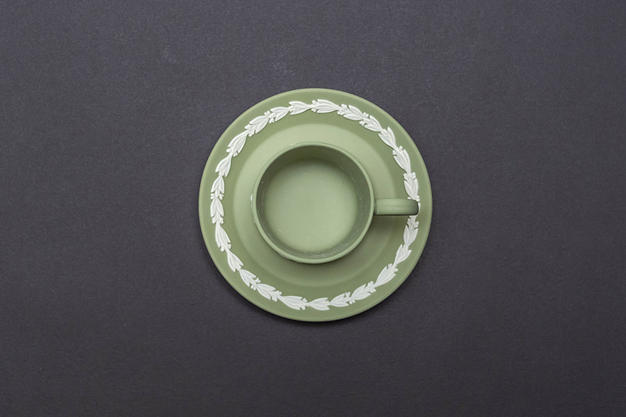 ウェッジウッド ジャスパー（セージグリーン） デミタスカップ
