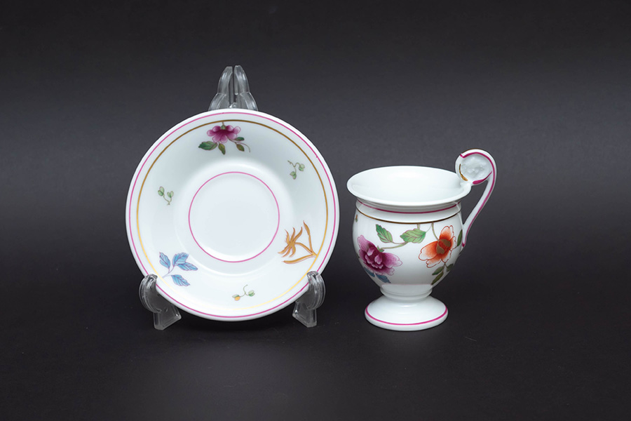 リチャード・ジノリ グランデューカ チョコレートカップ＆ソーサー（丸