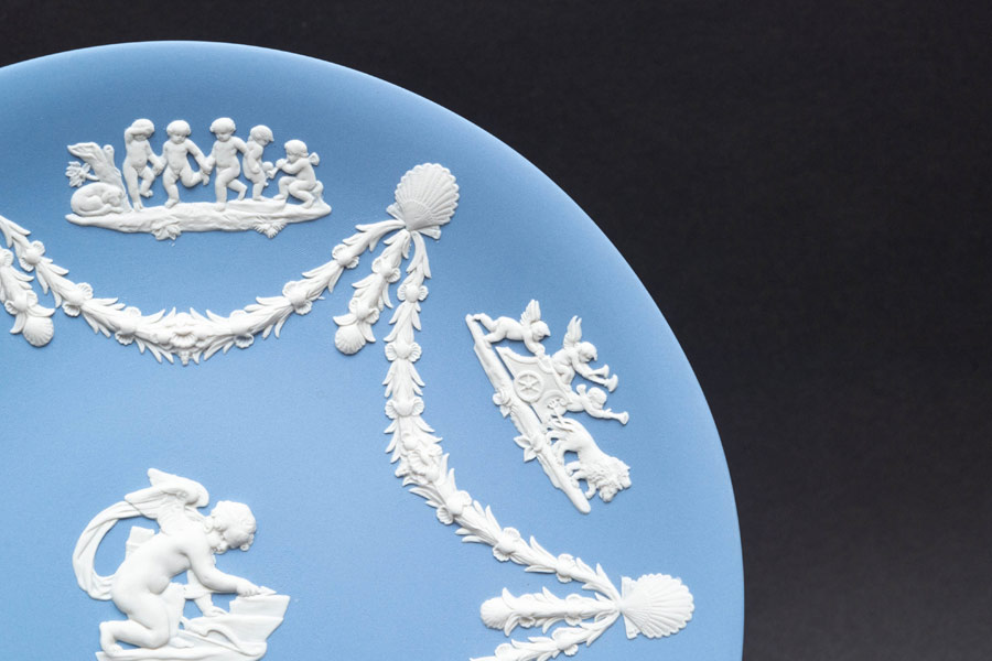 ウェッジウッド ジャスパー（ペールブルー） 23cmプレートを買い取り