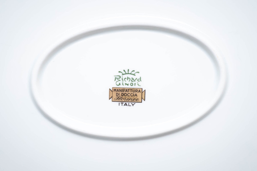 リチャード・ジノリ アンティックローズ 39cmオーバルプラターを