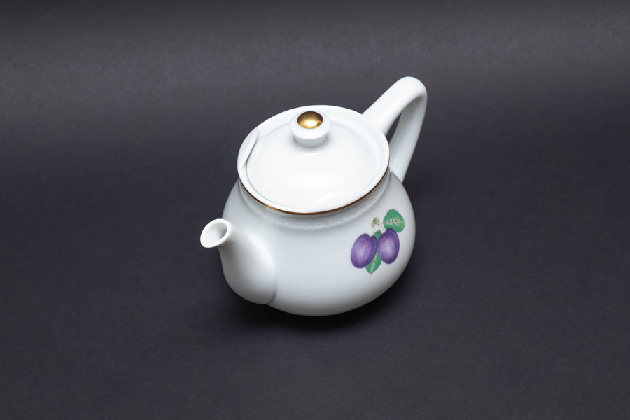 リチャード・ジノリ ボンジョルノ・プルーン ティーポット（Sサイズ