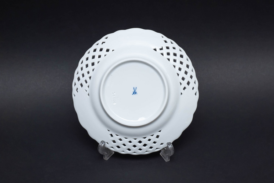 マイセン ベーシックフラワー（二つ花） 16cmメッシュプレートを