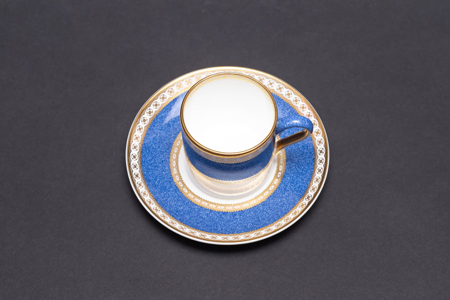 ウェッジウッド ユーランダーパウダーブルー デミタスカップ＆ソーサー