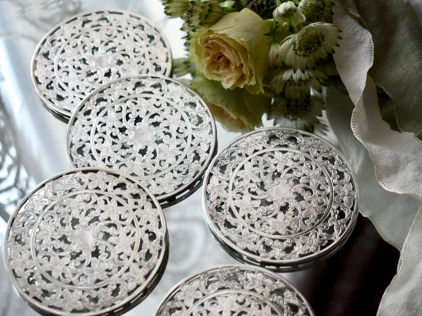 Webster コースター（総柄） – Antique Serendipity