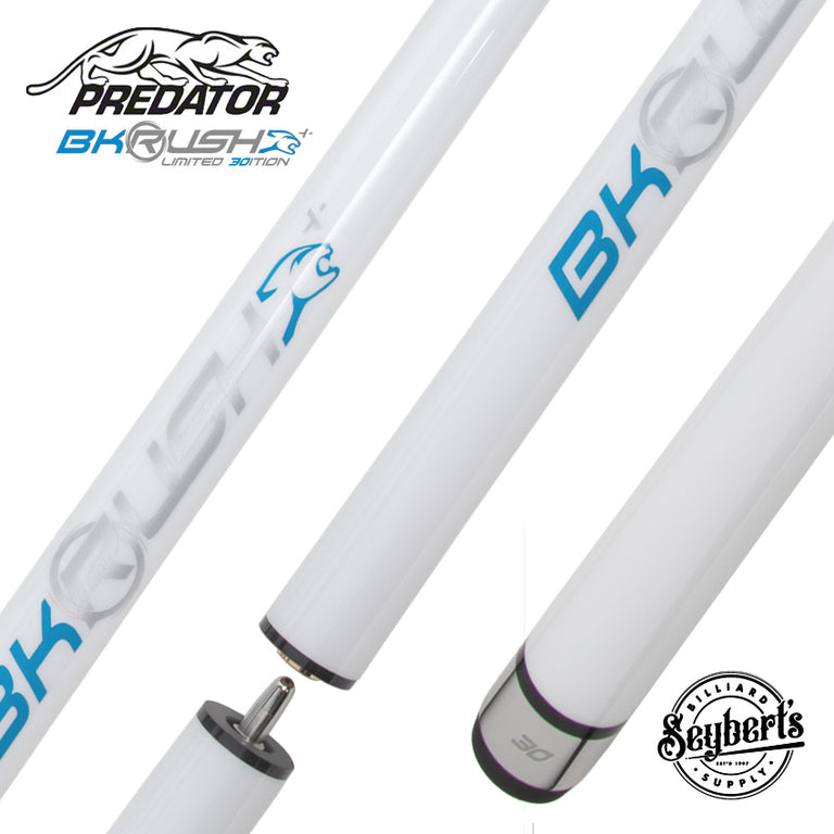 Predator BK Rush Pearl White 30th Anniversary Break/Jump Cue - No