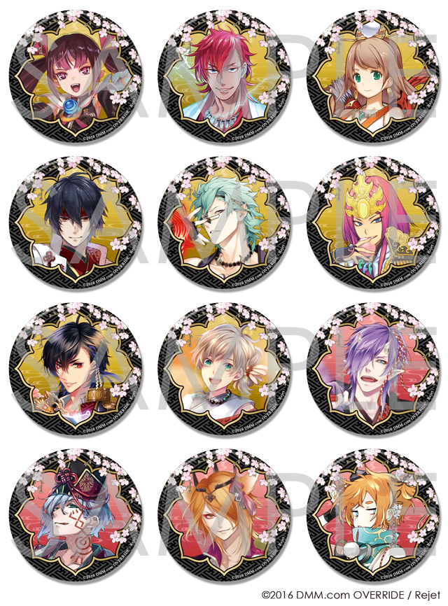 一血卍傑-ONLINE- 和紙缶バッジ | 乙女向け通販サイト「SKiT Dolce」