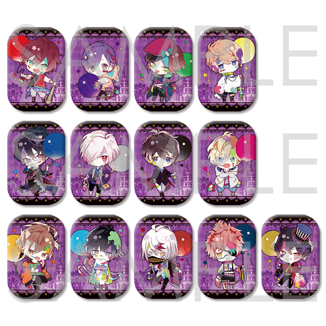 DIABOLIK LOVERS ぞんびてぃっくLOVERS スクエア缶バッジ | 乙女向け